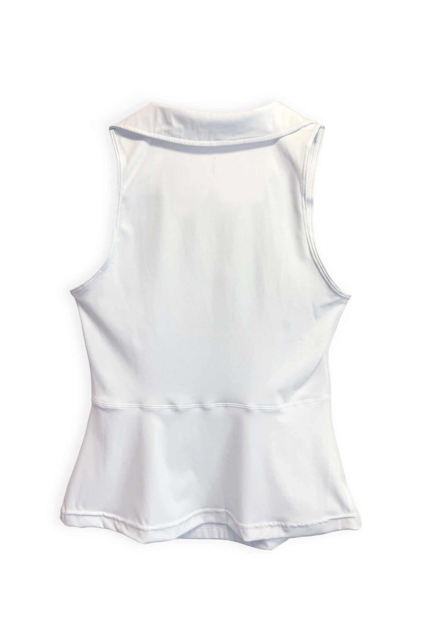 Introducing our new Golf/Tennis Shirt! Sleeveless slimming design featuring reflective logo and quick dry moisture wicking fabric. Pairs perfectly with our pleated skirts or running shorts!
